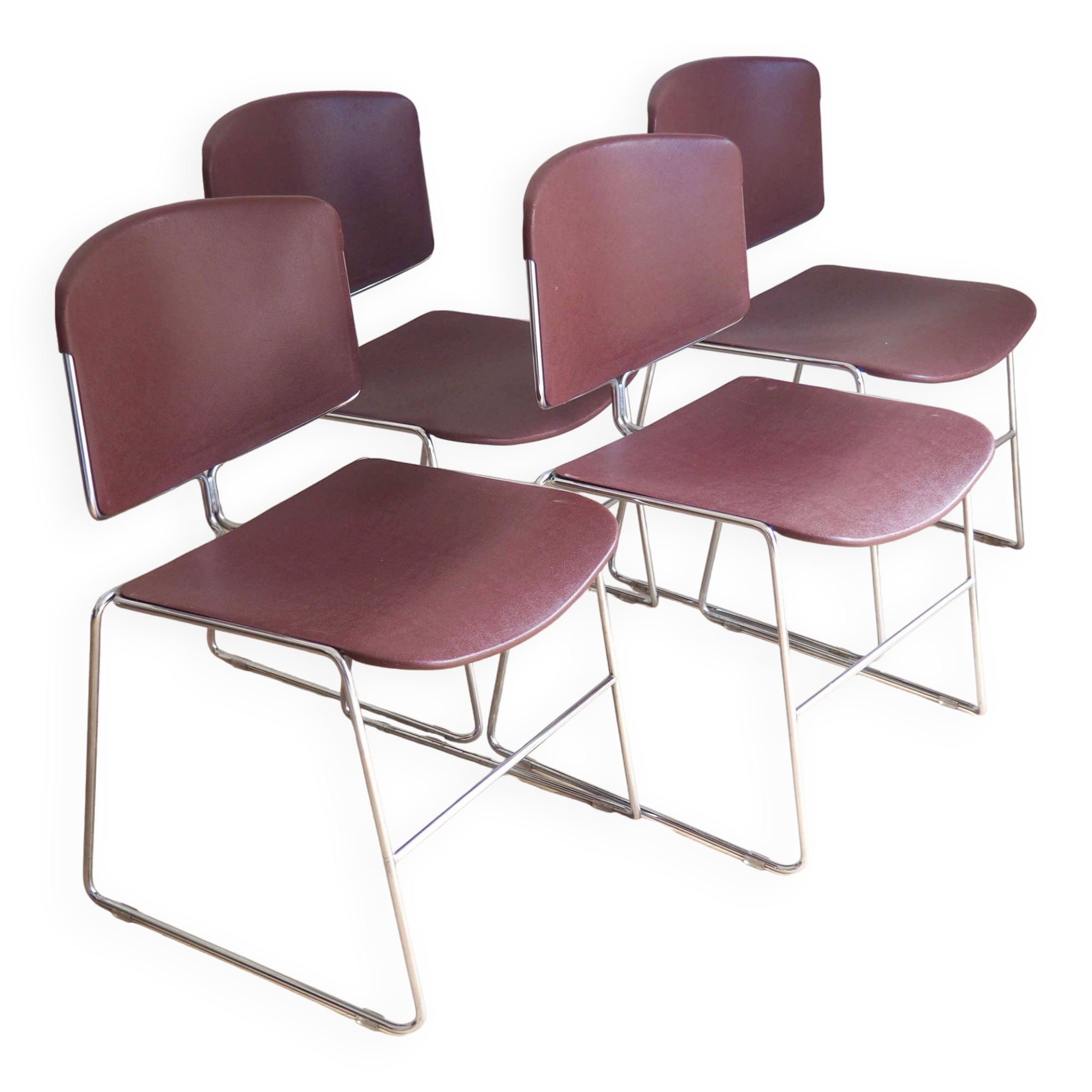 4 Max Stacker chairs for Steelcase