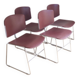 4 Max Stacker chairs for Steelcase