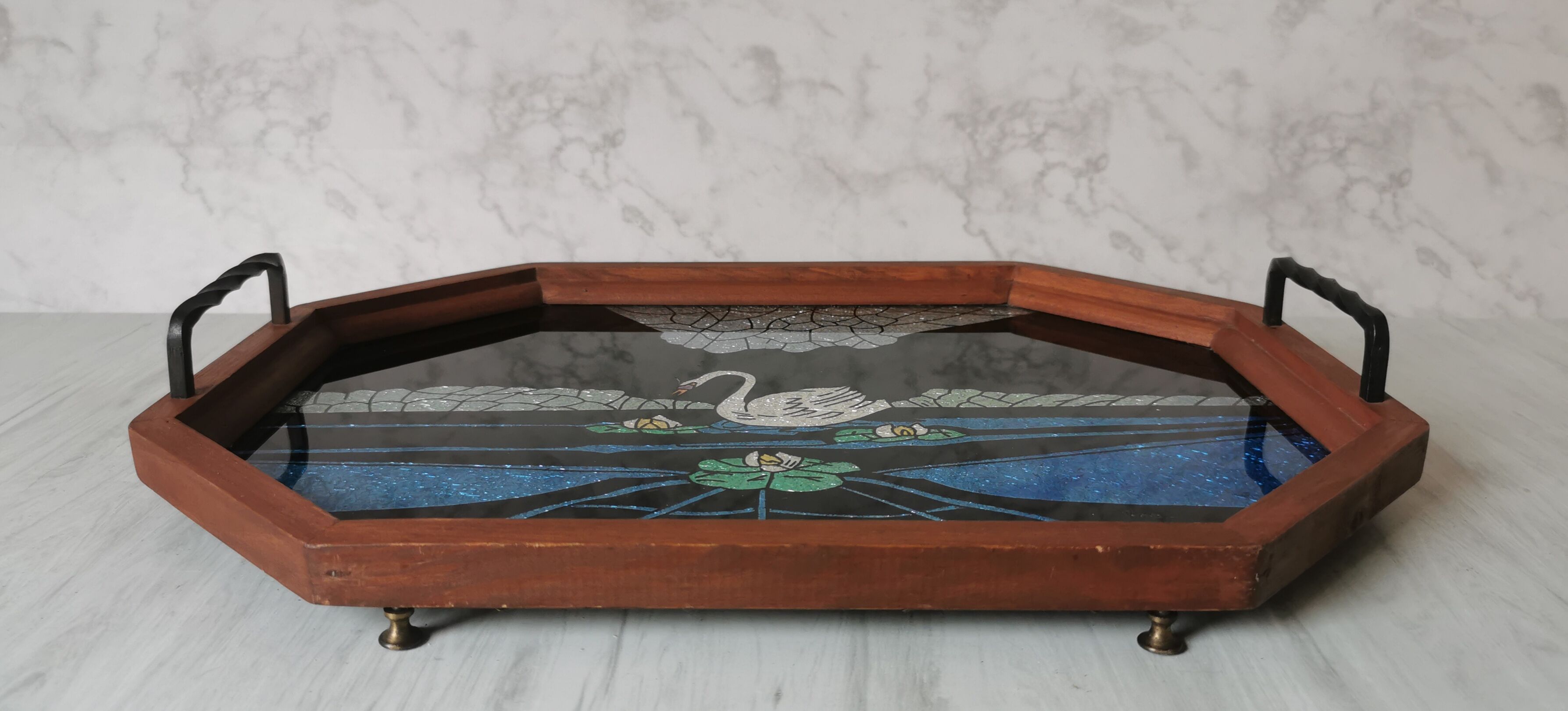 Vintage Swan Tray
