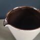 Vintage black and white diabolo pitcher
