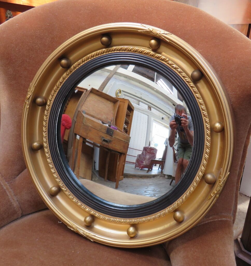 English Butlers Porthole Convex Mirror