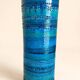 Large Rimini Blue Vintage Vase Italy - Bitossi - Aldo Londi 31 cm