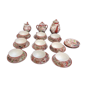 Service à thé en porcelaine japonaise