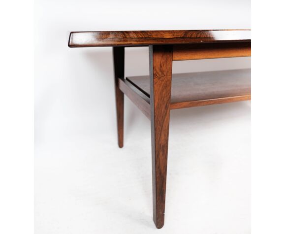 Coffee Table In Rosewood With Shelf Of Danish Design From The 1960s Selency Coffee Table In Rosewood With Shelf Of, Floating Top Coffee Table Plans
