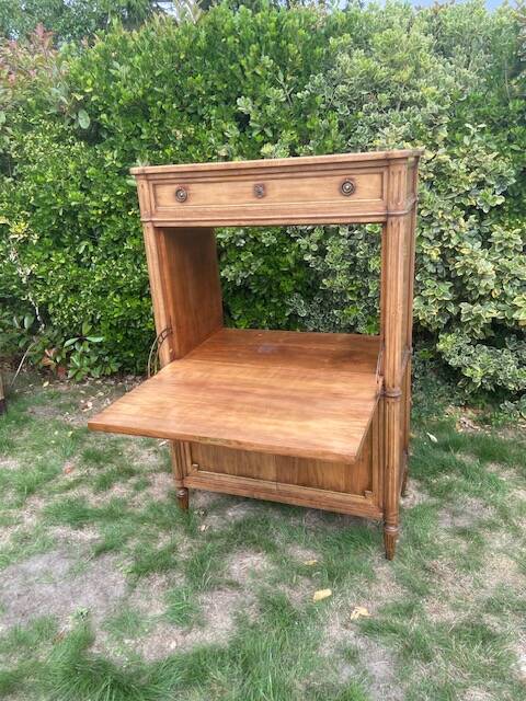 Secretary with a Walnut Drop Leaf