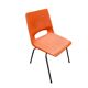 4 x Philippus Potter stacking chairs for Ahrend / Moulded seat / 1970s