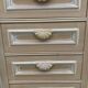 Vintage art deco style sideboard, 80s, pastel salom color