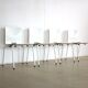 Ensemble de 4 chaises empilables industrielles