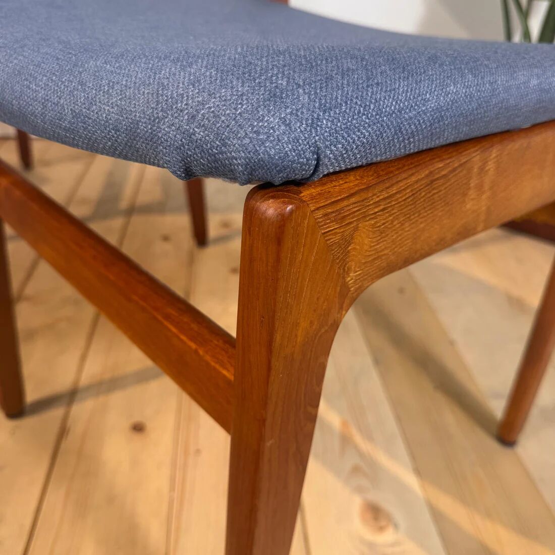 Set of 4 Danish teak dining chairs, 1960s