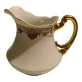 Limoges Porcelain Milk Jug P.N.L. decoration Floral frieze