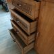 Rattan drawer sideboard