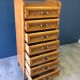 Vintage rattan semainier