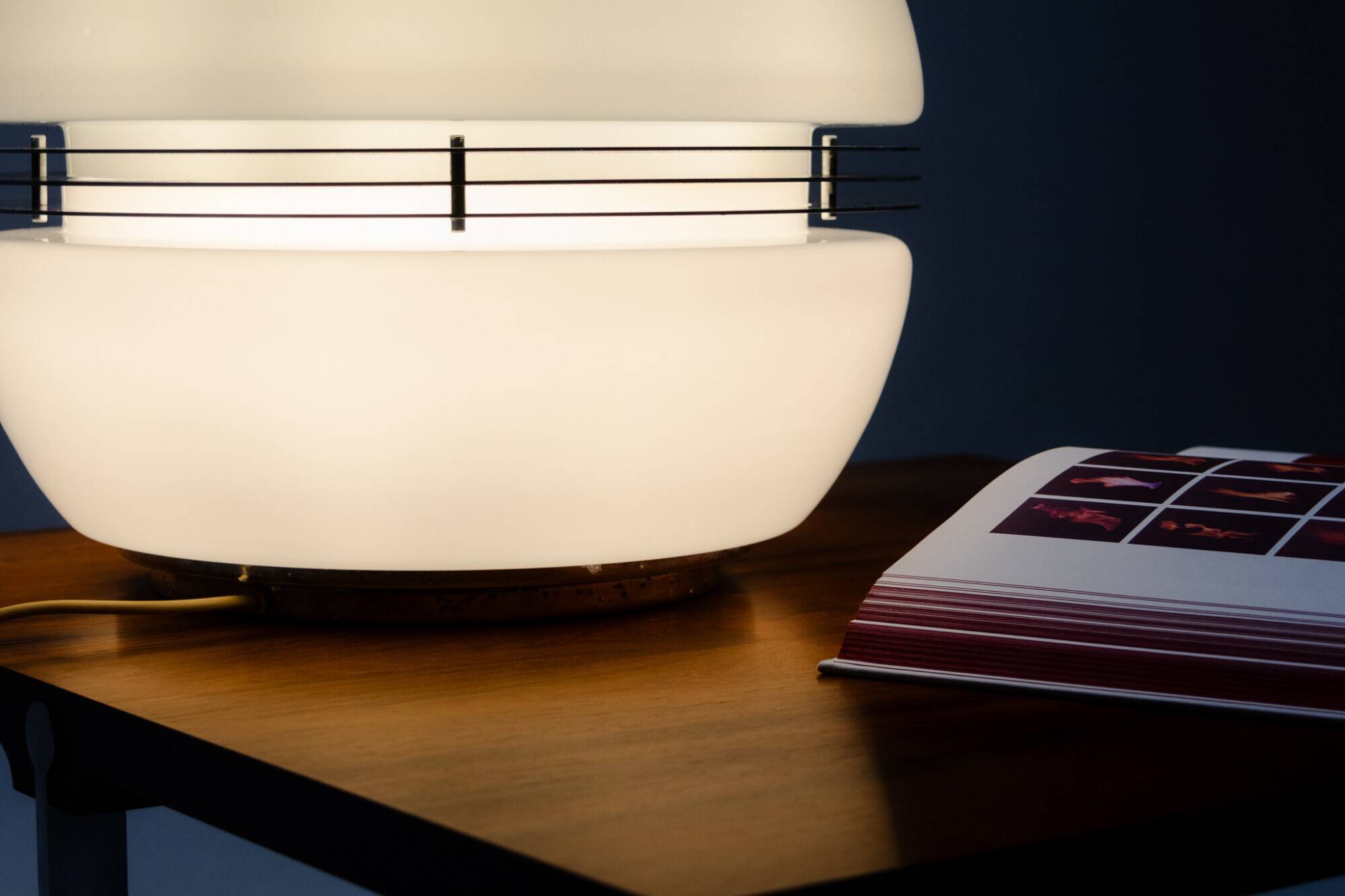 Space Age spherical table lamp by Enrico Tronconi, Italy, 1970s