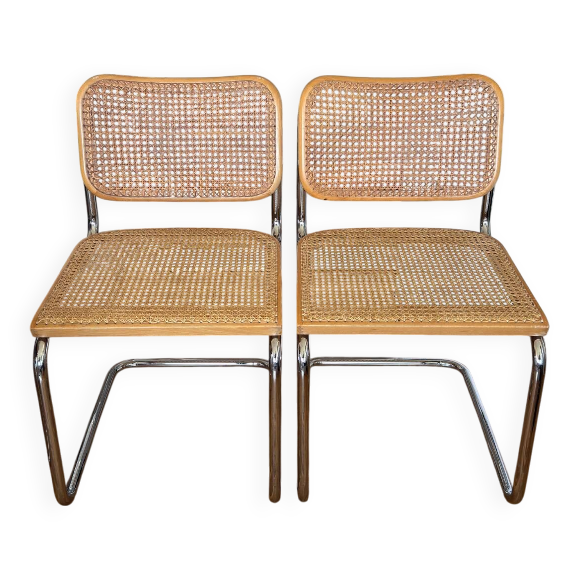 Marcel Breuer Cesca B32 chairs Knoll edition