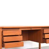 Mid-Century Danish Teak Desk, 1970s.