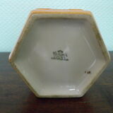 Vintage porcelain ashtray with gilding, Victoria china Czechoslovakia, 60/70s