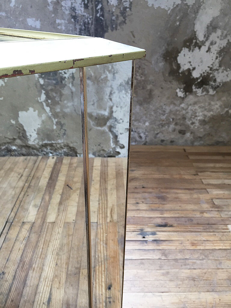 Console coffee table mirror