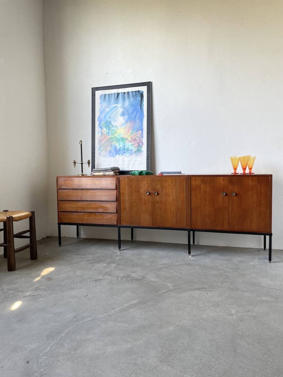 Vintage 50s modernist sideboard
