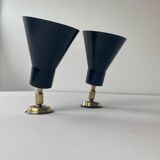 Pair of vintage old sconces 1950