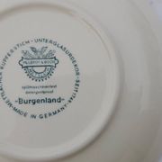 3 coffee cups with saucer Villeroy & Boch model Burgenland blue diameter 9.5 cm