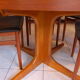 Table expandable 60s massive teak