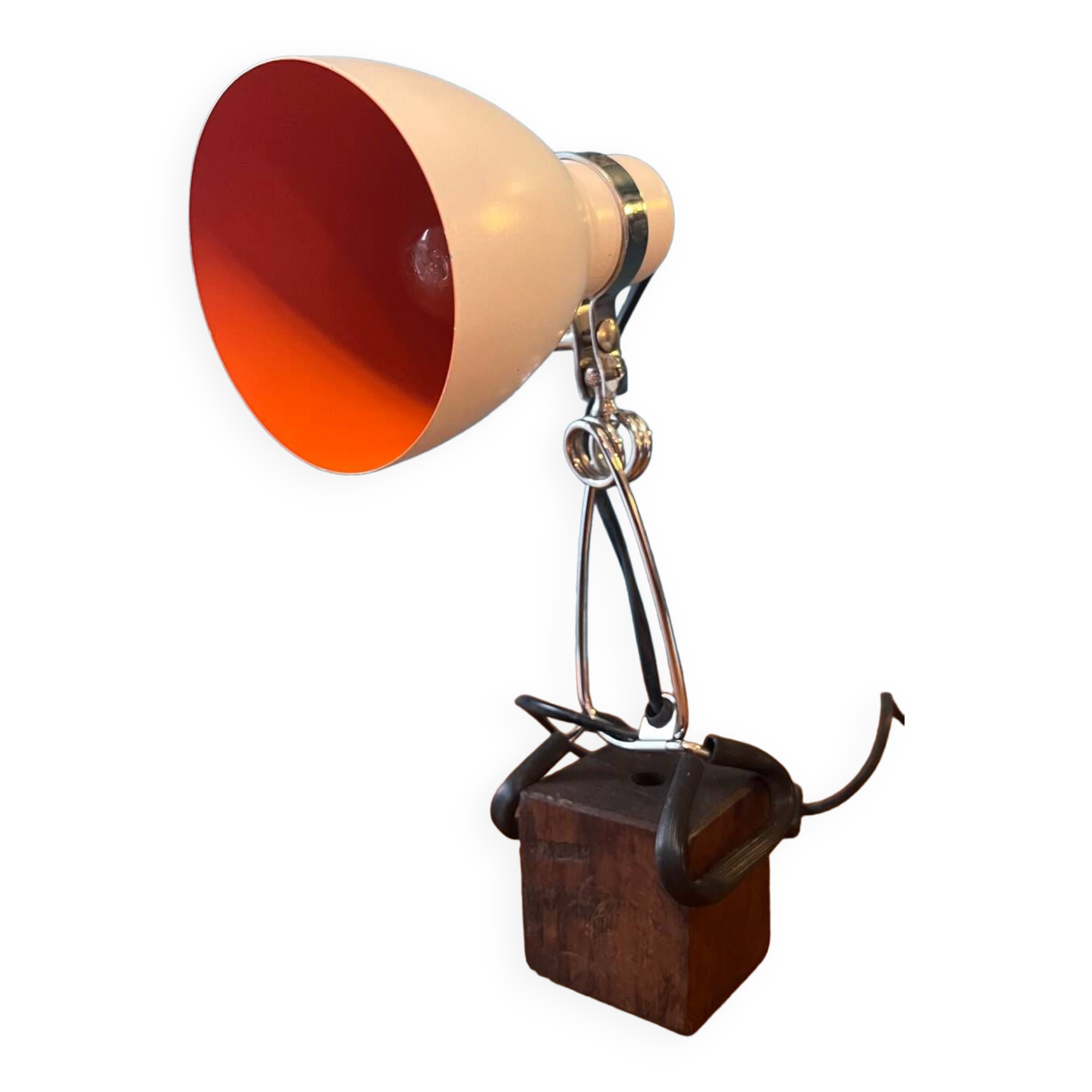 Lampe pince d’atelier année 80