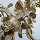 Florentine lamp with foliage from the 1970s.