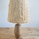 Sandstone lamp and rope