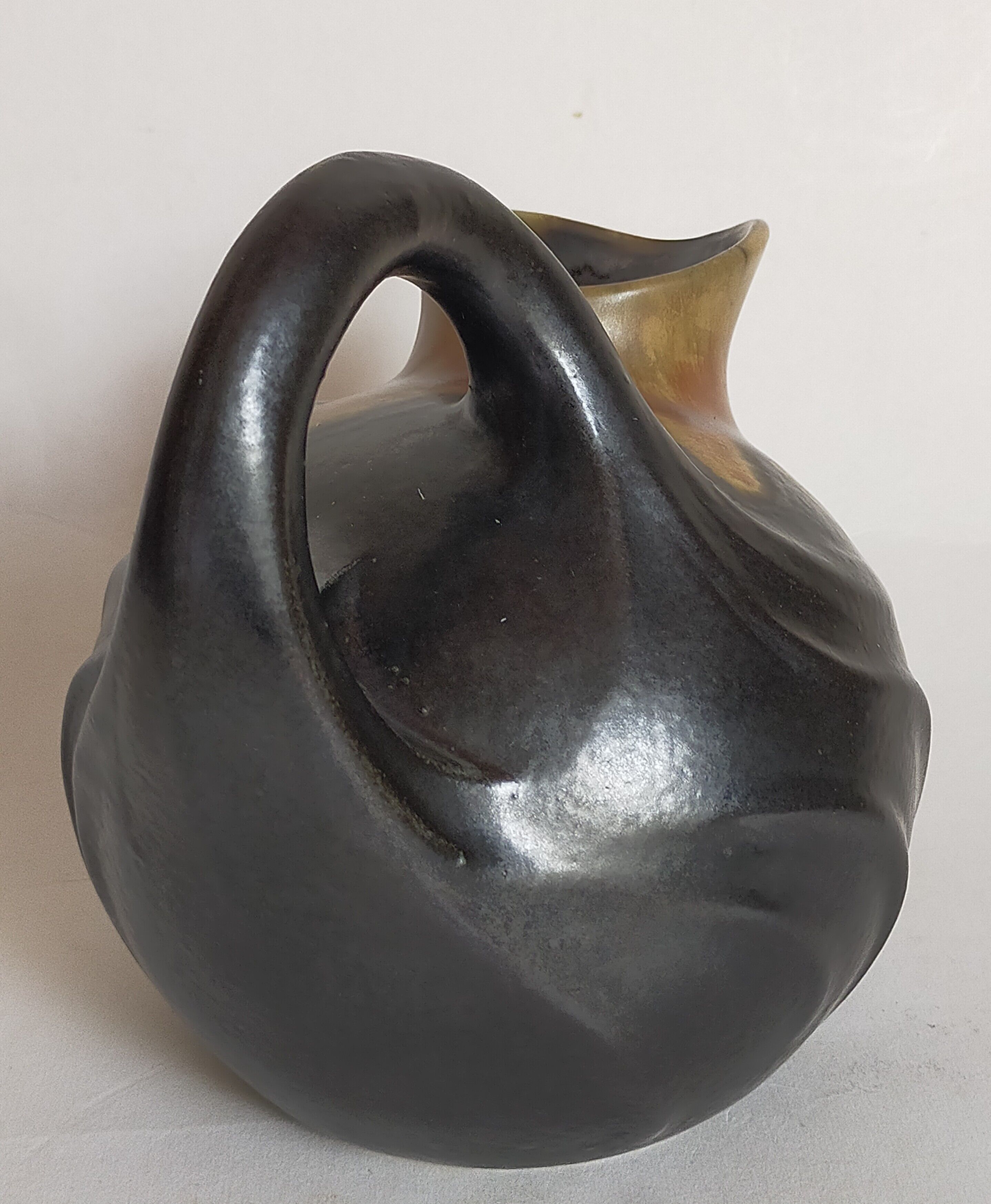 French Ceramic pitcher Art-Nouveau early twentieth