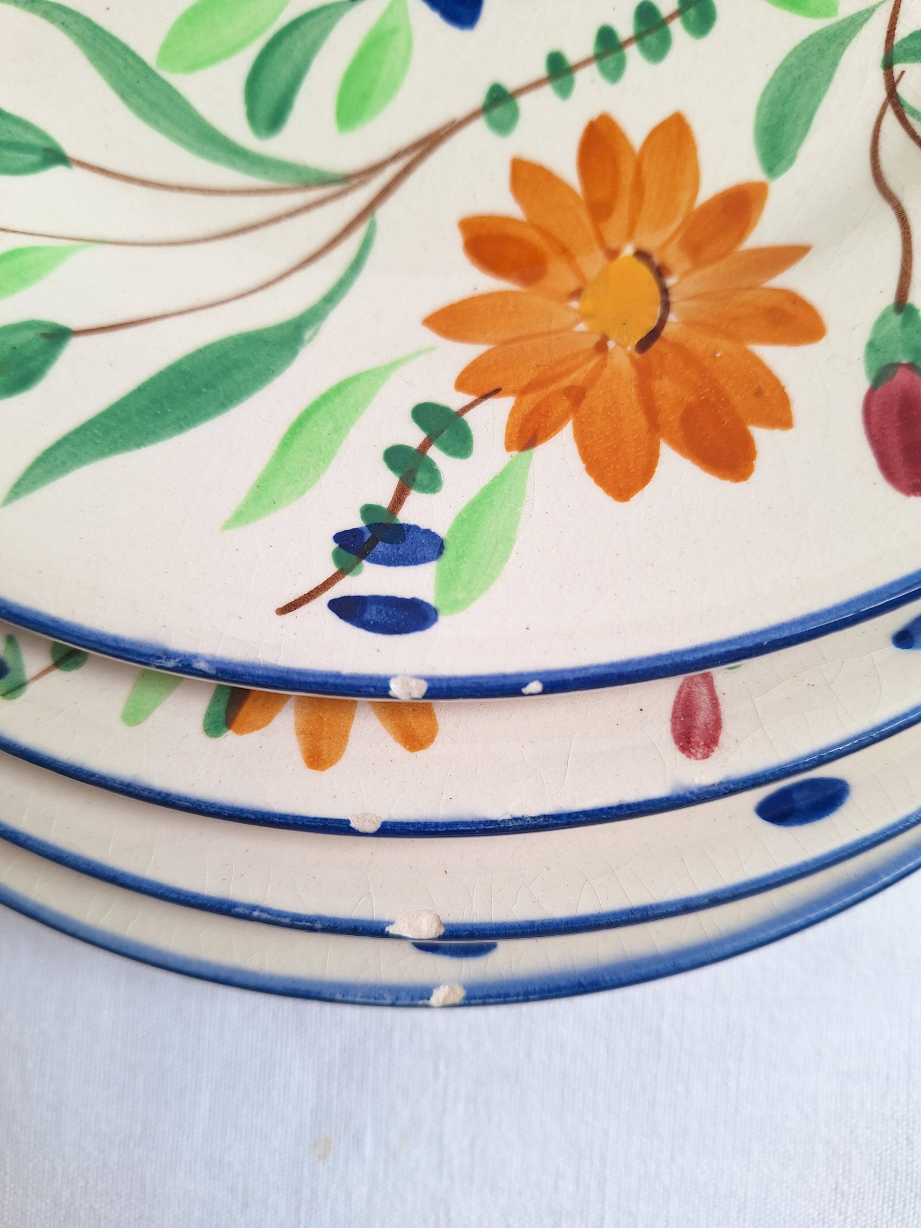 Assiettes plates Longchamp