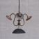 Antique english swan neck mercury glass pendant light/chandelier