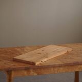 Danish modern birch desk/dining table attributed to Philip Arctander, 1940s.