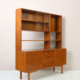 Scandinavian vintage sideboard with display case
