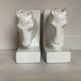 Horse book greenhouse white earthenware