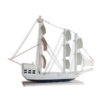 Corsair sailboat sculpture