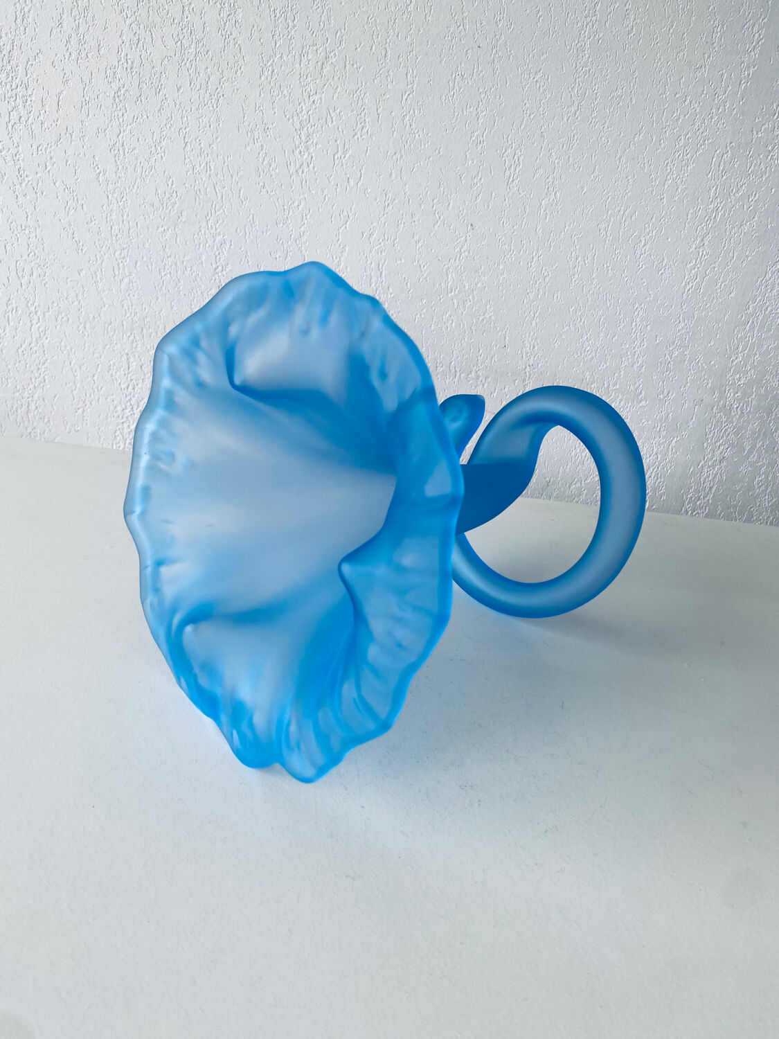 Large tulip vase or corolla in Murano glass
