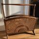 Canework magazine holder