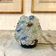 Table lamp with multicolored Murano glass pebbles