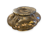 Art Nouveau Planter In Enamelled Glass
