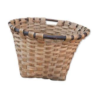 Basket in chestnut