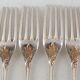 Christofle Marly, 8 table forks 20.5 cm silver-plated, recent pieces.