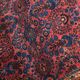 Handmade antique Persian Sarouk rug 94cm x 167cm 1910s