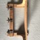 Wood shelf and metal hooks