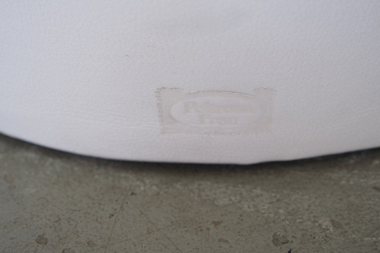 Intervista Leather Armchair by Massimo and Lella Vignelli for Poltrona Frau, 1989.