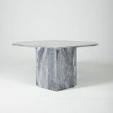 Grey marble coffee table, 1970s