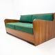 Mid century folding sofabed by Jindřich Halabala, 1950´s