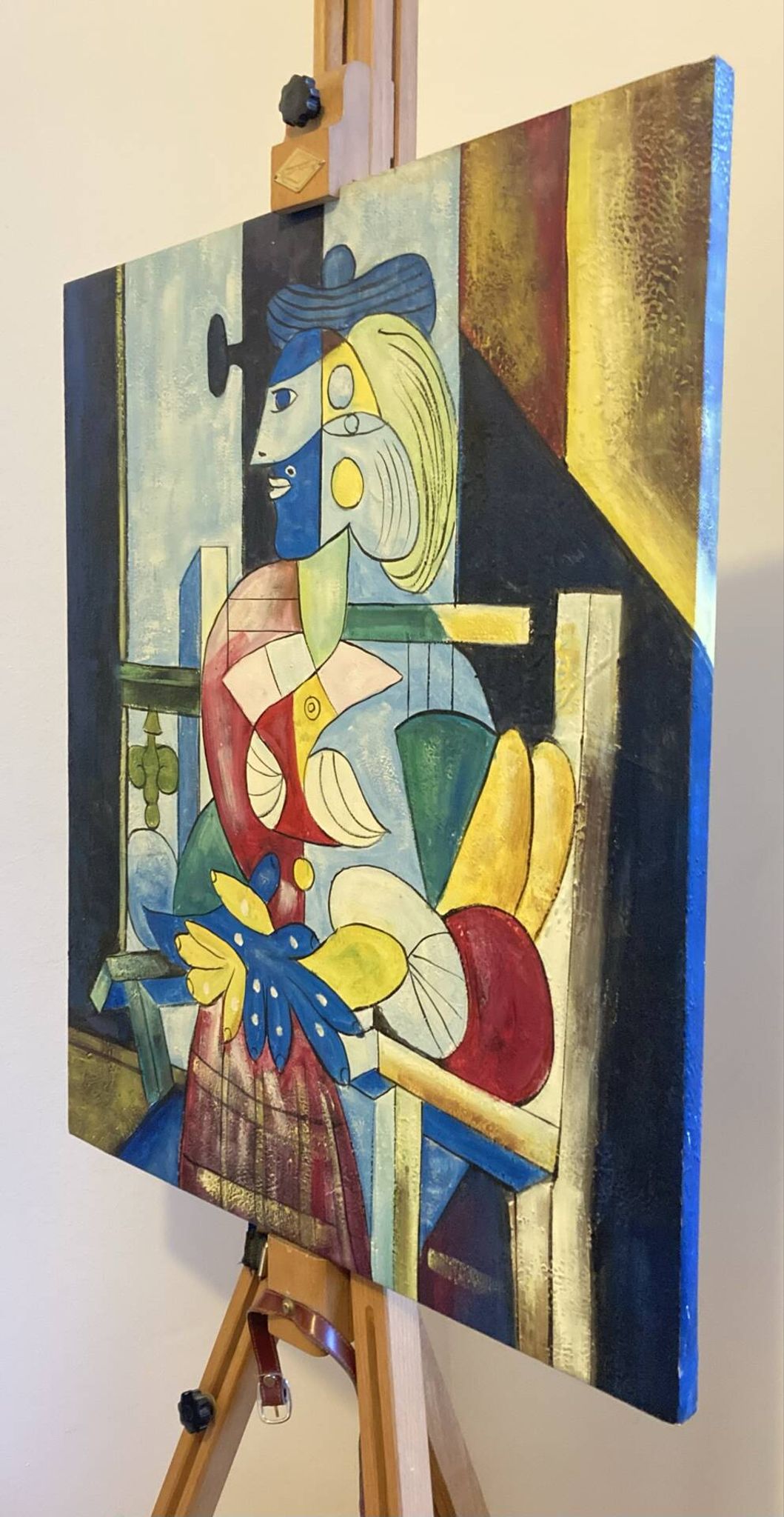 "Tableau 'The Seated Woman' by Pablo Picasso painted in 1937."