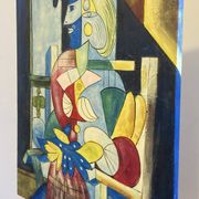 "Tableau 'The Seated Woman' by Pablo Picasso painted in 1937."