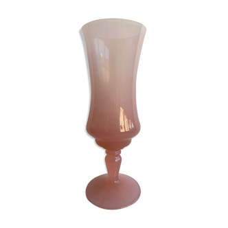 Pink opaline vase