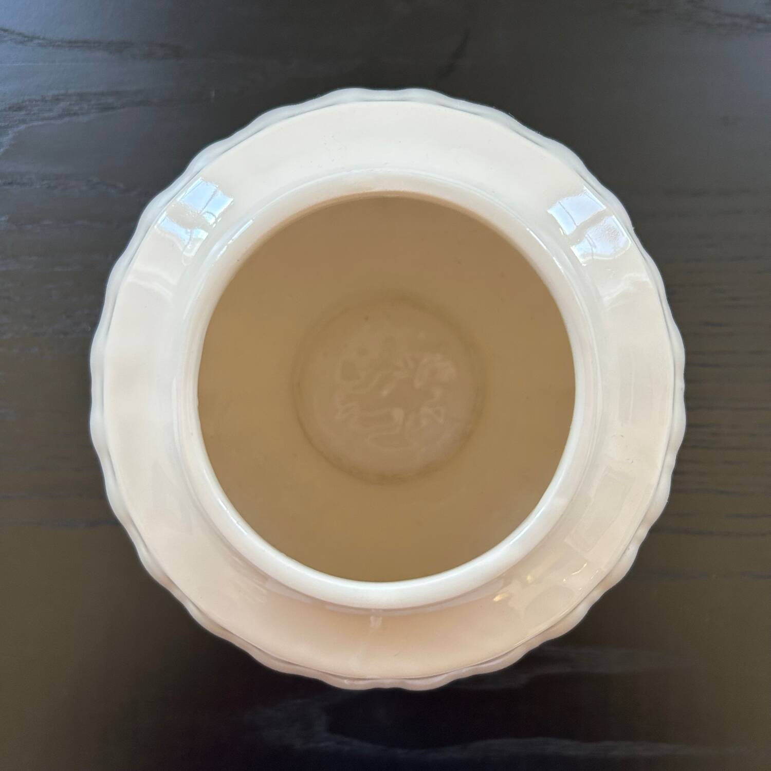 Art Deco style round vase